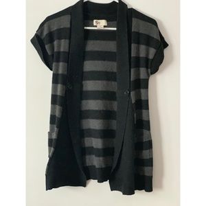 SO short sleeve cardigan